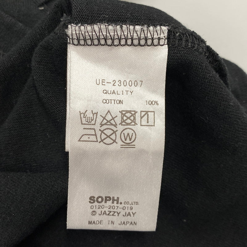 【中古品】【メンズ】 uniform experiment ユニフォームエクスペリメント FRAGMENT フラグメント JAZZY JAY JAZZY 5 S/S TEE 半袖Tシャツ 142-260808-as-09-izu サイズ：2 カラー：ブラック 万代Net店