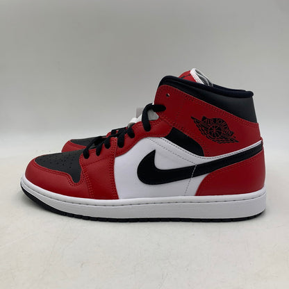 【中古美品】【メンズ】 NIKE ナイキ 554724-069 AIR JORDAN 1 MID エア ジョーダン ワン ミッド スニーカー シューズ 靴 160-260804-cs-06-izu サイズ：28cm カラー：BLACK/BLACK-GYM RED 万代Net店