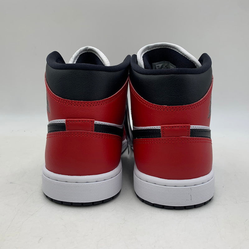 【中古美品】【メンズ】 NIKE ナイキ 554724-069 AIR JORDAN 1 MID エア ジョーダン ワン ミッド スニーカー シューズ 靴 160-260804-cs-06-izu サイズ：28cm カラー：BLACK/BLACK-GYM RED 万代Net店