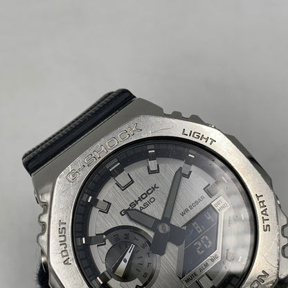 【中古品】【メンズ/レディース】 G-SHOCK ジーショック GM-2100-1AJF 2100 SERIES アナデジ 腕時計 時計 196-260804-ya-06-izu カラー：ブラック×シルバー 万代Net店
