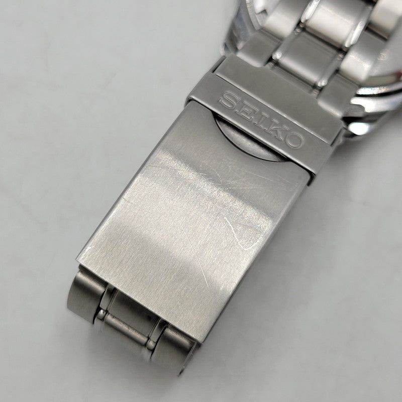 【中古品】【メンズ/レディース】 SEIKO セイコー 7T92-0DW0 クロノグラフ クォーツ 腕時計 197-260808-as-21-izu カラー：シルバー×ブラック 万代Net店