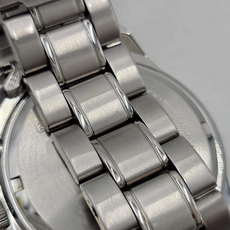 【中古品】【メンズ/レディース】 SEIKO セイコー 7T92-0DW0 クロノグラフ クォーツ 腕時計 197-260808-as-21-izu カラー：シルバー×ブラック 万代Net店