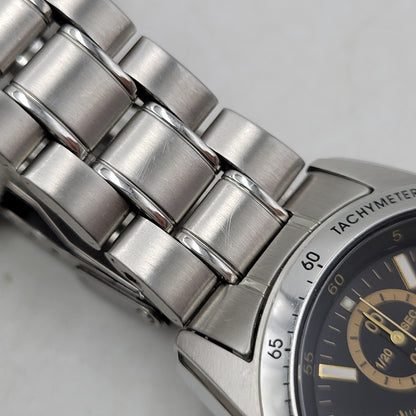 【中古品】【メンズ/レディース】 SEIKO セイコー 7T92-0DW0 クロノグラフ クォーツ 腕時計 197-260808-as-21-izu カラー：シルバー×ブラック 万代Net店