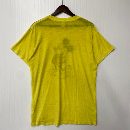 【現状渡し品】【メンズ】 CHED チェッド MICKEY PRINT S/S TEE プリント 半袖Tシャツ 146-260808-as-20-izu カラー：イエロー 万代Net店