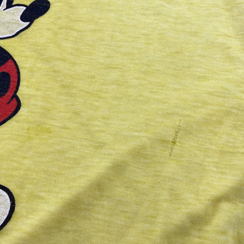 【現状渡し品】【メンズ】 CHED チェッド MICKEY PRINT S/S TEE プリント 半袖Tシャツ 146-260808-as-20-izu カラー：イエロー 万代Net店