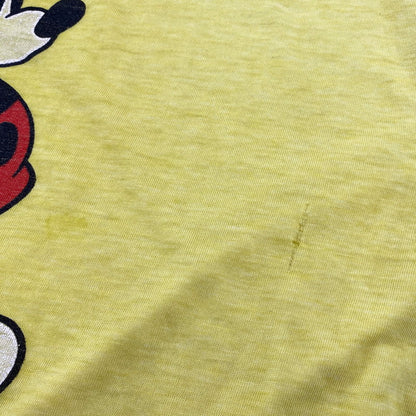 【現状渡し品】【メンズ】 CHED チェッド MICKEY PRINT S/S TEE プリント 半袖Tシャツ 146-260808-as-20-izu カラー：イエロー 万代Net店