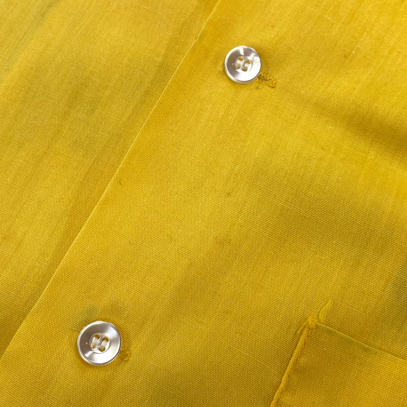 【中古品】【メンズ】 HILTON ヒルトン 70S S S BOWLING SHIRT ショートスリーブ ボーリング シャツ 半袖 トップス 146-260804-yn-09-izu サイズ：S カラー：イエロー 万代Net店