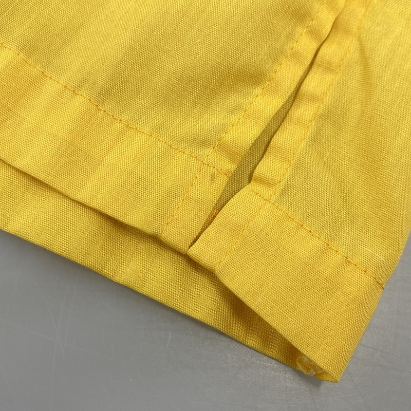【中古品】【メンズ】 HILTON ヒルトン 70S S S BOWLING SHIRT ショートスリーブ ボーリング シャツ 半袖 トップス 146-260804-yn-09-izu サイズ：S カラー：イエロー 万代Net店