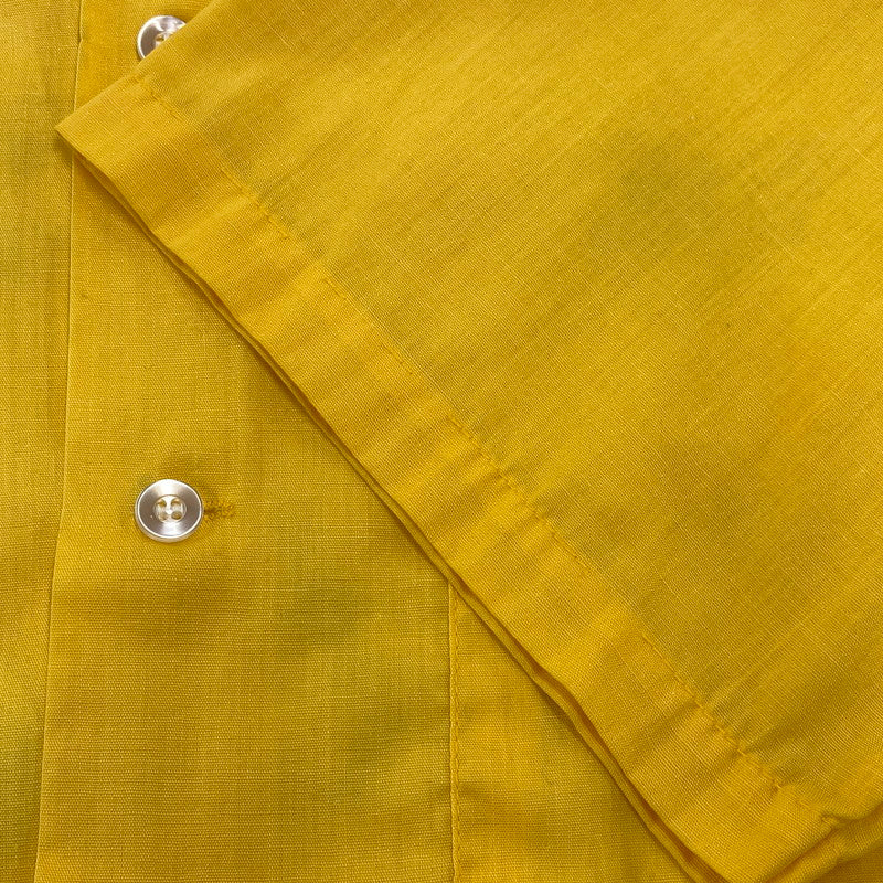 【中古品】【メンズ】 HILTON ヒルトン 70S S S BOWLING SHIRT ショートスリーブ ボーリング シャツ 半袖 トップス 146-260804-yn-09-izu サイズ：S カラー：イエロー 万代Net店