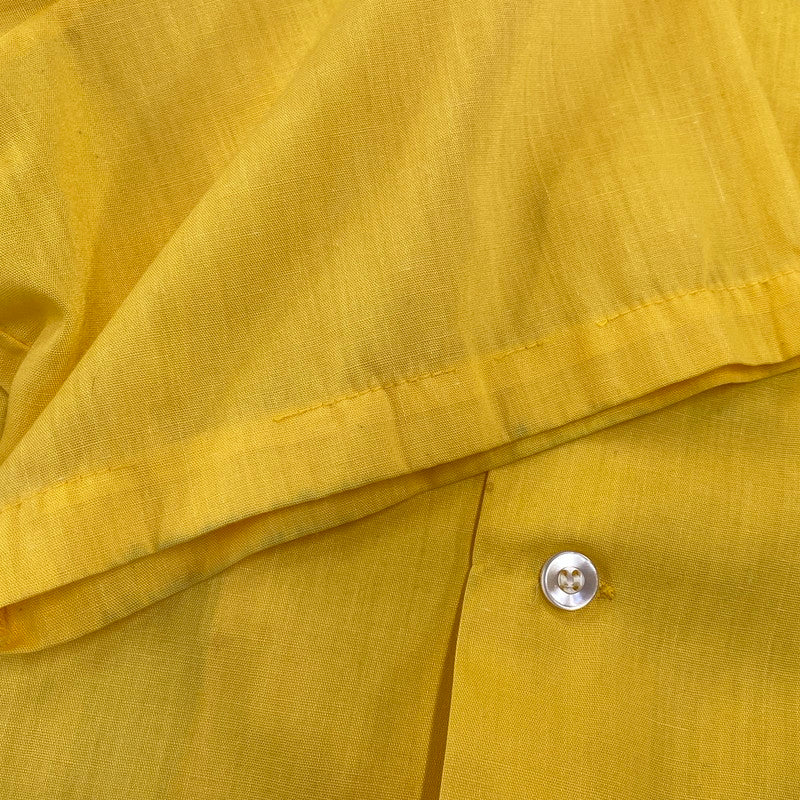 【中古品】【メンズ】 HILTON ヒルトン 70S S S BOWLING SHIRT ショートスリーブ ボーリング シャツ 半袖 トップス 146-260804-yn-09-izu サイズ：S カラー：イエロー 万代Net店