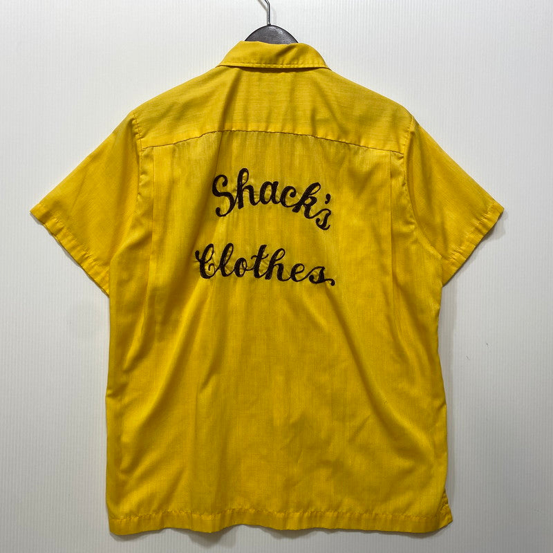 【中古品】【メンズ】 HILTON ヒルトン 70S S S BOWLING SHIRT ショートスリーブ ボーリング シャツ 半袖 トップス 146-260804-yn-09-izu サイズ：S カラー：イエロー 万代Net店