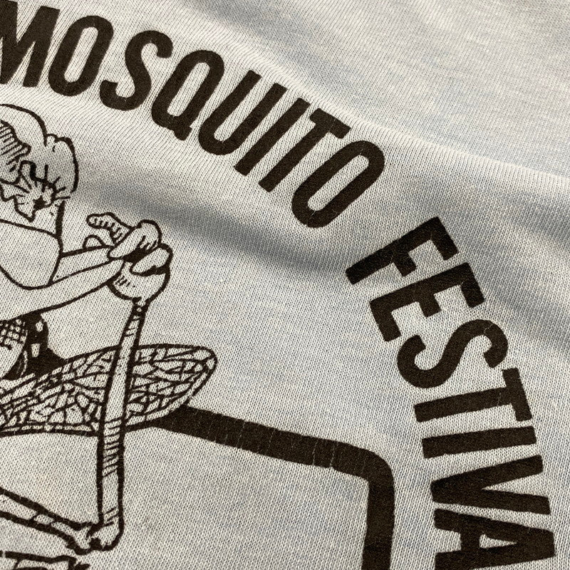 【現状渡し品】【メンズ】 SPORTSWEAR スポーツウェア GREAT TEXAS MOSQUITO FESTIVAL S/S TEE 半袖Tシャツ USA製 146-260808-as-15-izu サイズ：L カラー：ライトブルー 万代Net店