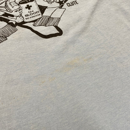 【現状渡し品】【メンズ】 SPORTSWEAR スポーツウェア GREAT TEXAS MOSQUITO FESTIVAL S/S TEE 半袖Tシャツ USA製 146-260808-as-15-izu サイズ：L カラー：ライトブルー 万代Net店