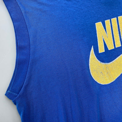 【中古品】【メンズ】 NIKE ナイキ LOGO TANK TOP ロゴ タンクトップ 紺タグ 146-260808-as-16-izu サイズ：L カラー：ブルー 万代Net店