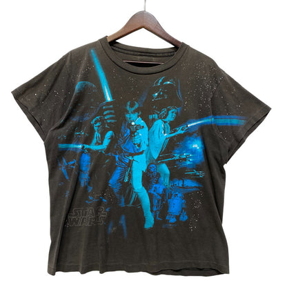 【現状渡し品】【メンズ】 IN ADVANCE インアドバンス 両シングル 90S STAR WARS EPISODE 4 -A NEW HOPE- SS TEE スターウォーズ ショートスリーブ Tシャツ トップス 半袖 146-260804-cs-09-izu サイズ：不明 カラー：ブラック 万代Net店