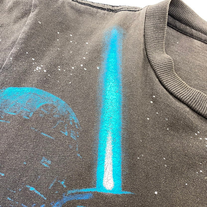 【現状渡し品】【メンズ】 IN ADVANCE インアドバンス 両シングル 90S STAR WARS EPISODE 4 -A NEW HOPE- SS TEE スターウォーズ ショートスリーブ Tシャツ トップス 半袖 146-260804-cs-09-izu サイズ：不明 カラー：ブラック 万代Net店