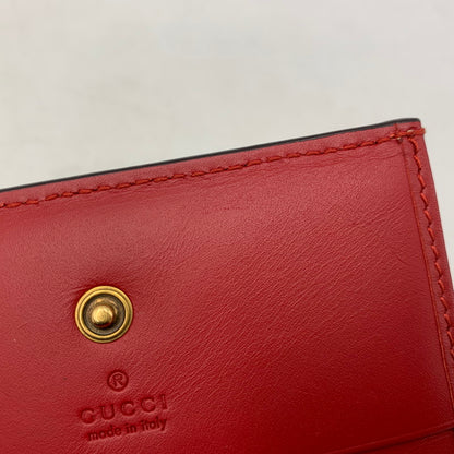 【中古品】【レディース】 GUCCI グッチ 476050 GGスプリーム チェリー ミニウォレット 財布 181-260804-ya-01-izu カラー：ブラウン 万代Net店