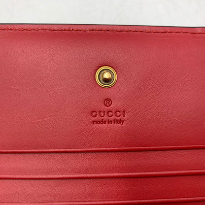 【中古品】【レディース】 GUCCI グッチ 476050 GGスプリーム チェリー ミニウォレット 財布 181-260804-ya-01-izu カラー：ブラウン 万代Net店