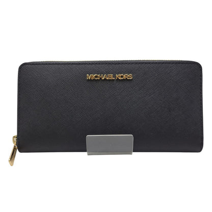 【中古品】【メンズ/レディース】 Michael Kors マイケルコース 35H3GTVZ3L ラウンドファスナー ロングウォレット 長財布 200-260808-as-24-izu カラー：ブラック 万代Net店