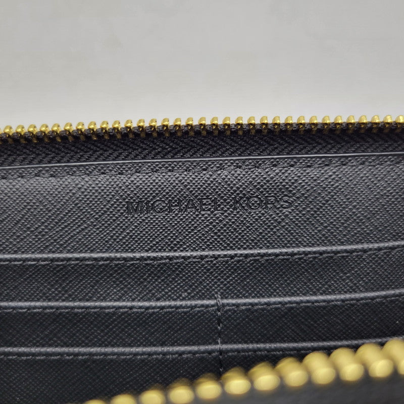 【中古品】【メンズ/レディース】 Michael Kors マイケルコース 35H3GTVZ3L ラウンドファスナー ロングウォレット 長財布 200-260808-as-24-izu カラー：ブラック 万代Net店