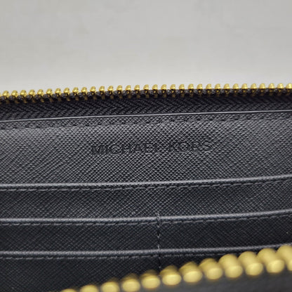 【中古品】【メンズ/レディース】 Michael Kors マイケルコース 35H3GTVZ3L ラウンドファスナー ロングウォレット 長財布 200-260808-as-24-izu カラー：ブラック 万代Net店