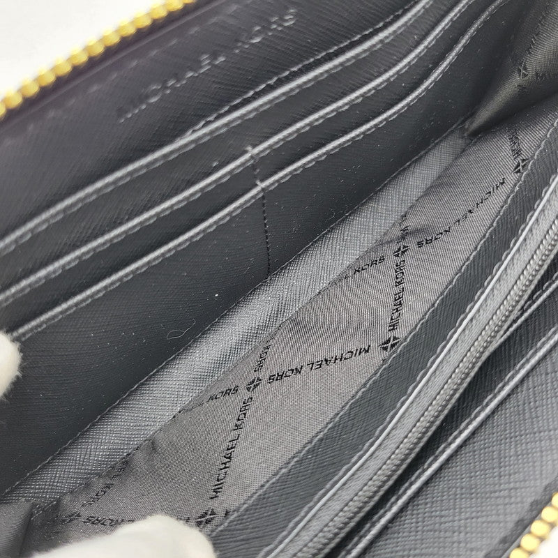 【中古品】【メンズ/レディース】 Michael Kors マイケルコース 35H3GTVZ3L ラウンドファスナー ロングウォレット 長財布 200-260808-as-24-izu カラー：ブラック 万代Net店