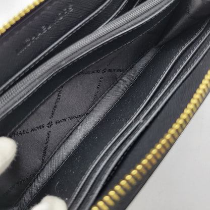 【中古品】【メンズ/レディース】 Michael Kors マイケルコース 35H3GTVZ3L ラウンドファスナー ロングウォレット 長財布 200-260808-as-24-izu カラー：ブラック 万代Net店
