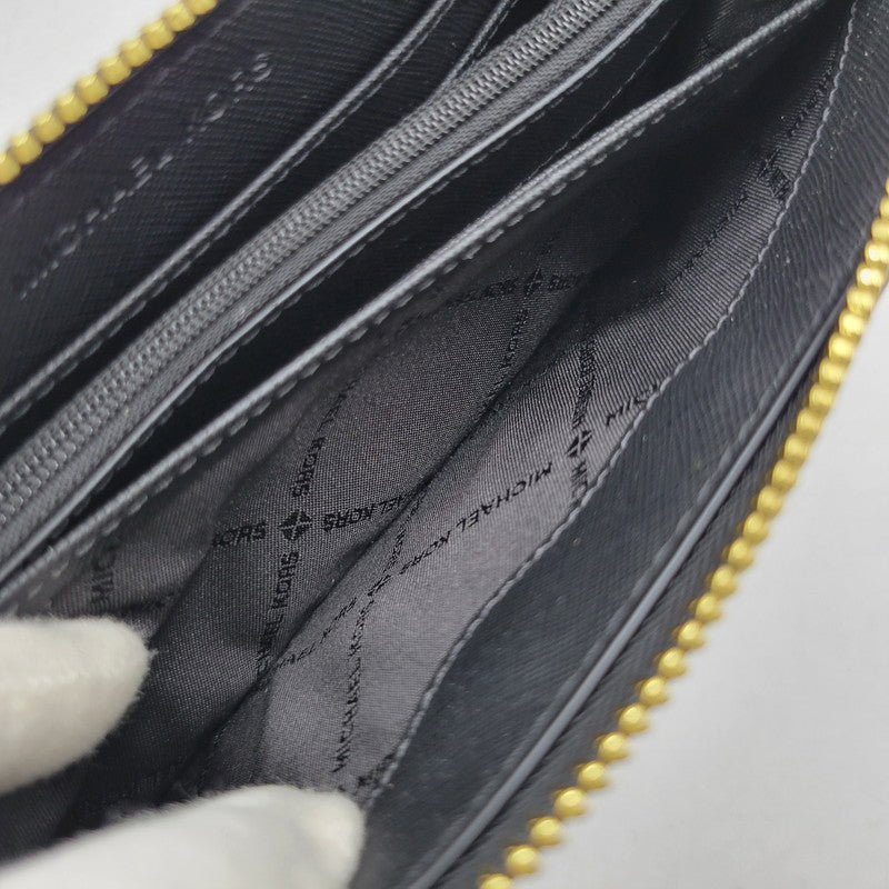 【中古品】【メンズ/レディース】 Michael Kors マイケルコース 35H3GTVZ3L ラウンドファスナー ロングウォレット 長財布 200-260808-as-24-izu カラー：ブラック 万代Net店