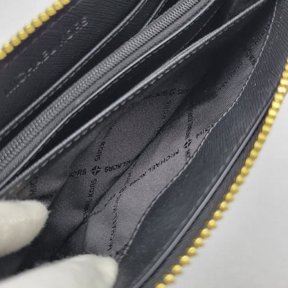 【中古品】【メンズ/レディース】 Michael Kors マイケルコース 35H3GTVZ3L ラウンドファスナー ロングウォレット 長財布 200-260808-as-24-izu カラー：ブラック 万代Net店
