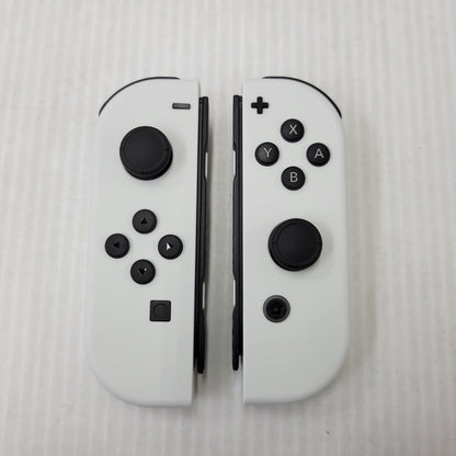 【中古美品】 【未使用】【ゲーム】Nintendo Switch (有機ELモデル) Joy-Con(L)/(R) ホワイト HEG-S-KAAAA(JPN) 任天堂 ニンテンドースイッチ 本体 034-260807-ay-02-izu 万代Net店