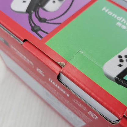 【中古美品】 【未使用】【ゲーム】Nintendo Switch (有機ELモデル) Joy-Con(L)/(R) ホワイト HEG-S-KAAAA(JPN) 任天堂 ニンテンドースイッチ 本体 034-260807-ay-02-izu 万代Net店
