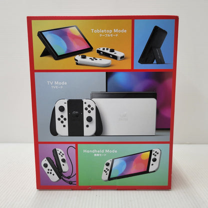 【中古美品】 【未使用】【ゲーム】Nintendo Switch (有機ELモデル) Joy-Con(L)/(R) ホワイト HEG-S-KAAAA(JPN) 任天堂 ニンテンドースイッチ 本体 034-260807-ay-02-izu 万代Net店