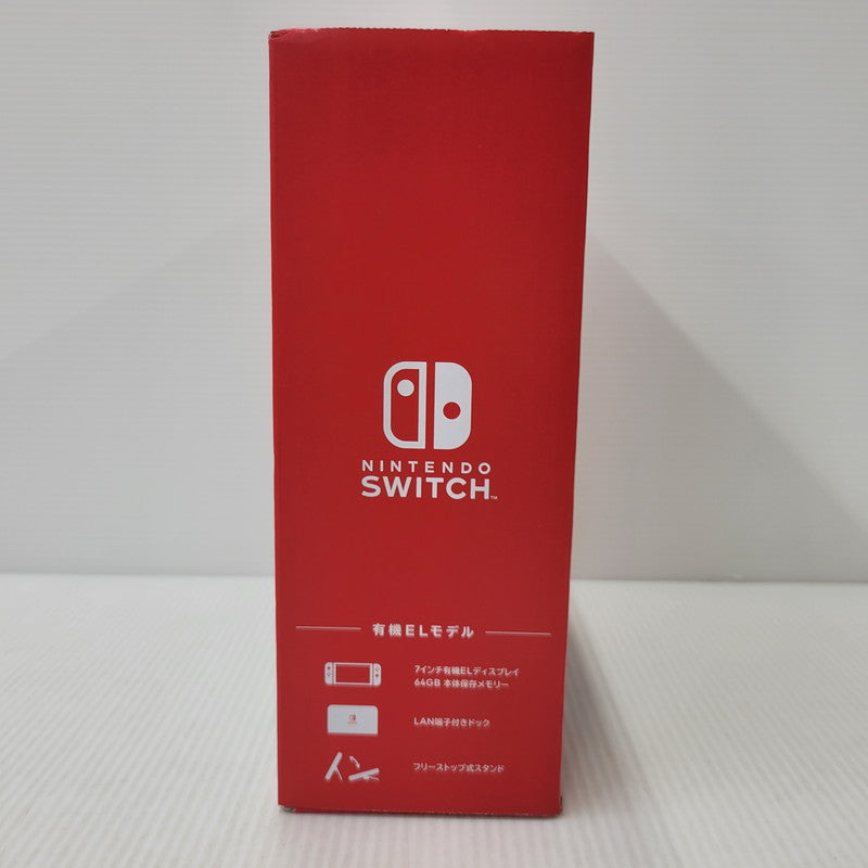 【中古美品】 【未使用】【ゲーム】Nintendo Switch (有機ELモデル) Joy-Con(L)/(R) ホワイト HEG-S-KAAAA(JPN) 任天堂 ニンテンドースイッチ 本体 034-260807-ay-02-izu 万代Net店