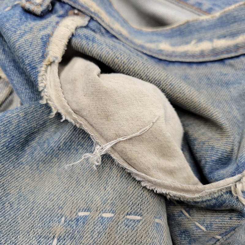 【ジャンク品】【メンズ】 Levi's リーバイス PATCHWORK DENIM PANTS パッチワーク デニムパンツ 刻印544 ジーンズ ズボン ボトムス 157-260805-ay-08-izu カラー：インディゴ 万代Net店