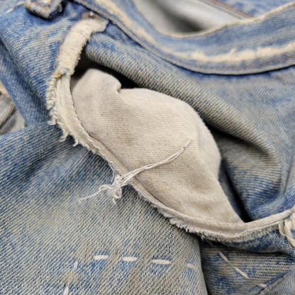 【ジャンク品】【メンズ】 Levi's リーバイス PATCHWORK DENIM PANTS パッチワーク デニムパンツ 刻印544 ジーンズ ズボン ボトムス 157-260805-ay-08-izu カラー：インディゴ 万代Net店