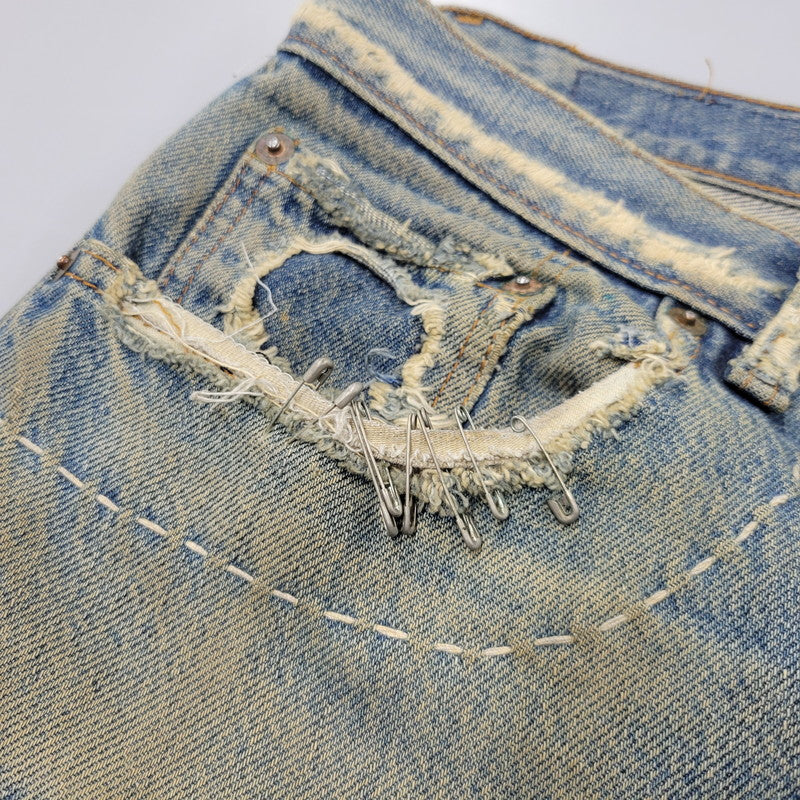 【ジャンク品】【メンズ】 Levi's リーバイス PATCHWORK DENIM PANTS パッチワーク デニムパンツ 刻印544 ジーンズ ズボン ボトムス 157-260805-ay-08-izu カラー：インディゴ 万代Net店