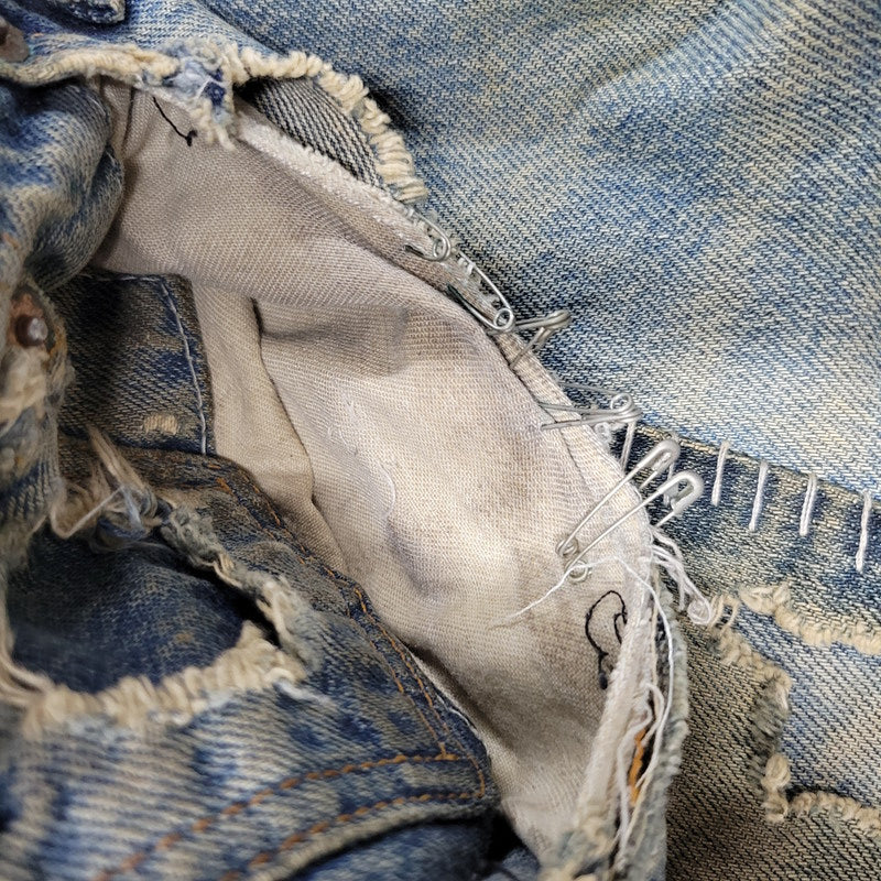 【ジャンク品】【メンズ】 Levi's リーバイス PATCHWORK DENIM PANTS パッチワーク デニムパンツ 刻印544 ジーンズ ズボン ボトムス 157-260805-ay-08-izu カラー：インディゴ 万代Net店