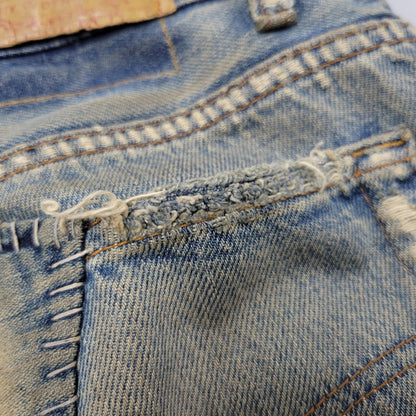 【ジャンク品】【メンズ】 Levi's リーバイス PATCHWORK DENIM PANTS パッチワーク デニムパンツ 刻印544 ジーンズ ズボン ボトムス 157-260805-ay-08-izu カラー：インディゴ 万代Net店