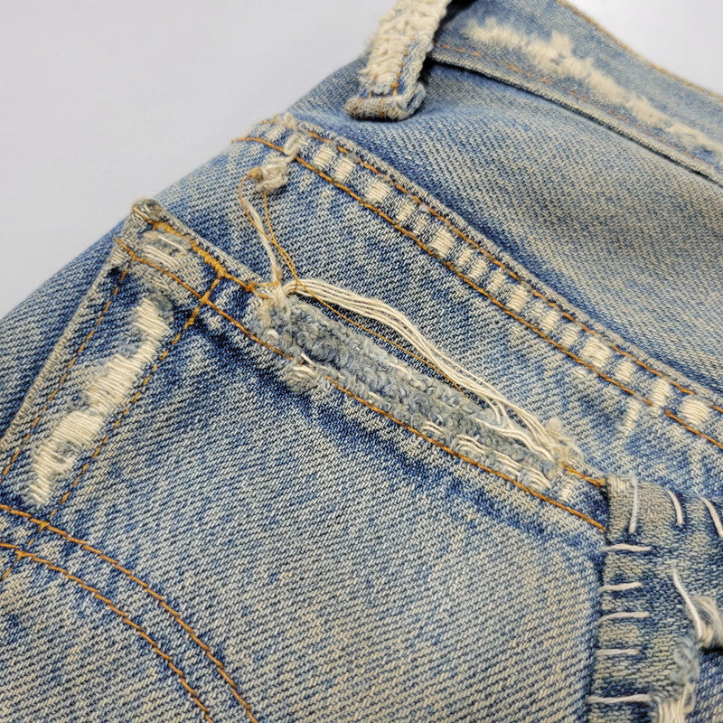 【ジャンク品】【メンズ】 Levi's リーバイス PATCHWORK DENIM PANTS パッチワーク デニムパンツ 刻印544 ジーンズ ズボン ボトムス 157-260805-ay-08-izu カラー：インディゴ 万代Net店