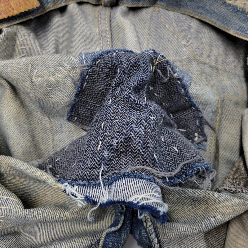 【ジャンク品】【メンズ】 Levi's リーバイス PATCHWORK DENIM PANTS パッチワーク デニムパンツ 刻印544 ジーンズ ズボン ボトムス 157-260805-ay-08-izu カラー：インディゴ 万代Net店