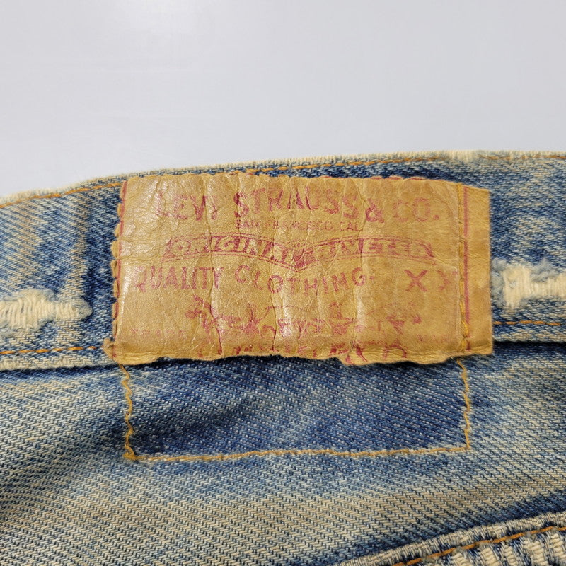 【ジャンク品】【メンズ】 Levi's リーバイス PATCHWORK DENIM PANTS パッチワーク デニムパンツ 刻印544 ジーンズ ズボン ボトムス 157-260805-ay-08-izu カラー：インディゴ 万代Net店