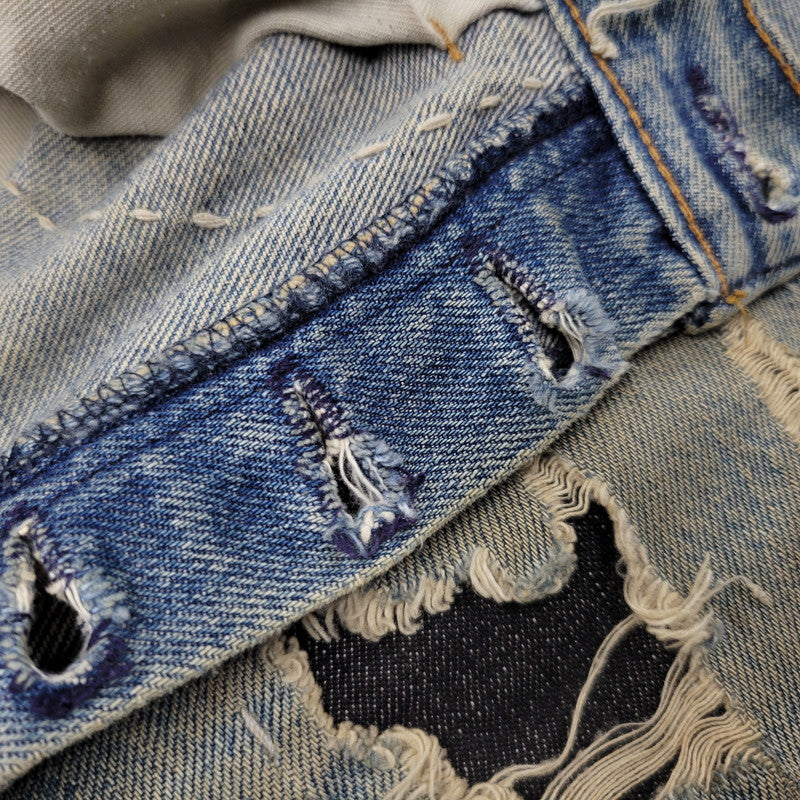 【ジャンク品】【メンズ】 Levi's リーバイス PATCHWORK DENIM PANTS パッチワーク デニムパンツ 刻印544 ジーンズ ズボン ボトムス 157-260805-ay-08-izu カラー：インディゴ 万代Net店