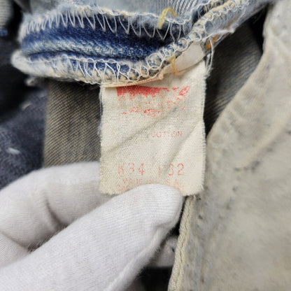 【ジャンク品】【メンズ】 Levi's リーバイス PATCHWORK DENIM PANTS パッチワーク デニムパンツ 刻印544 ジーンズ ズボン ボトムス 157-260805-ay-08-izu カラー：インディゴ 万代Net店