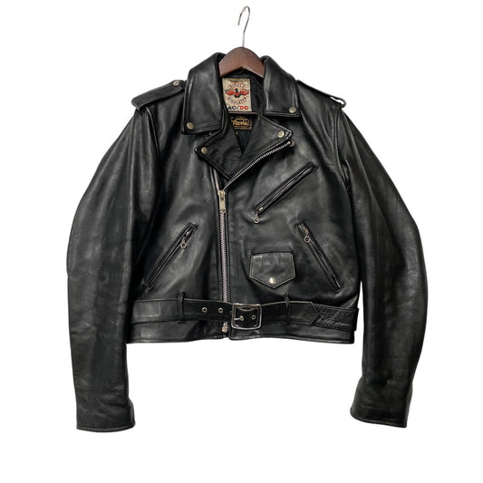【中古品】【メンズ】 GIGOLO GIGOLETTE ジゴロ ジゴレット DOUBLE RIDERS JACKET ダブル ライダース ジャケット 146-260805-yn-10-izu サイズ：40 カラー：ブラック 万代Net店