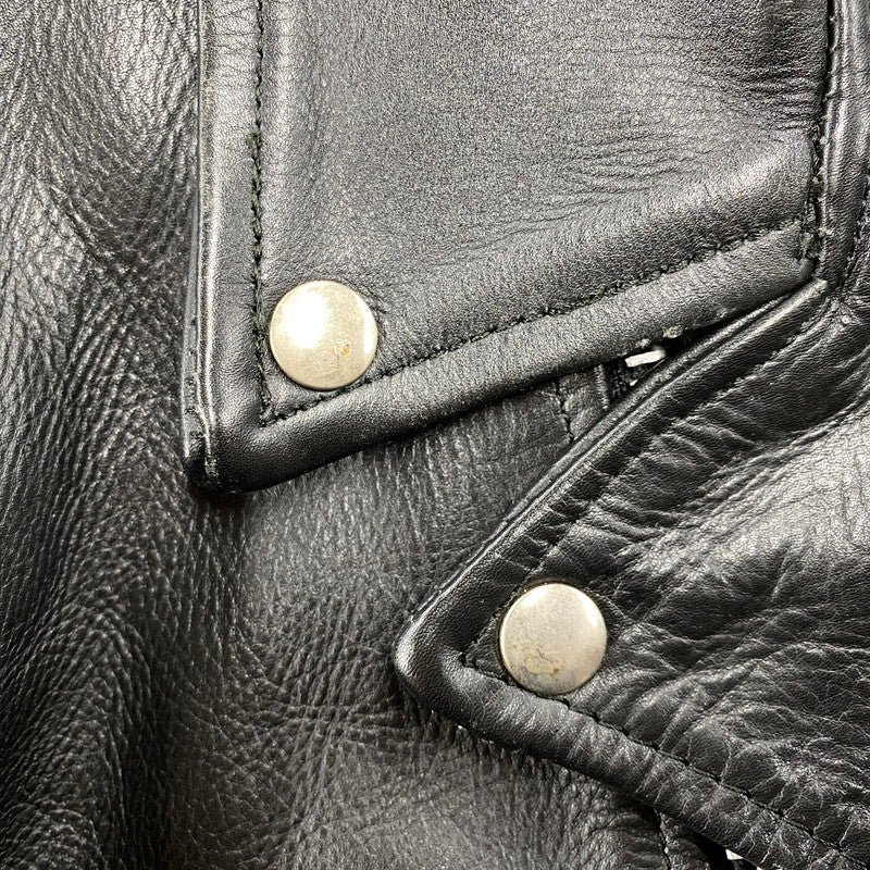 【中古品】【メンズ】 GIGOLO GIGOLETTE ジゴロ ジゴレット DOUBLE RIDERS JACKET ダブル ライダース ジャケット 146-260805-yn-10-izu サイズ：40 カラー：ブラック 万代Net店