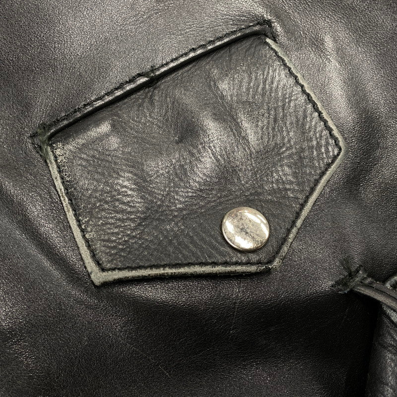【中古品】【メンズ】 GIGOLO GIGOLETTE ジゴロ ジゴレット DOUBLE RIDERS JACKET ダブル ライダース ジャケット 146-260805-yn-10-izu サイズ：40 カラー：ブラック 万代Net店