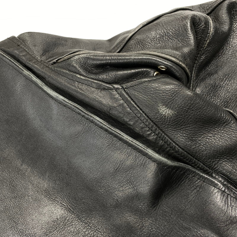 【中古品】【メンズ】 GIGOLO GIGOLETTE ジゴロ ジゴレット DOUBLE RIDERS JACKET ダブル ライダース ジャケット 146-260805-yn-10-izu サイズ：40 カラー：ブラック 万代Net店