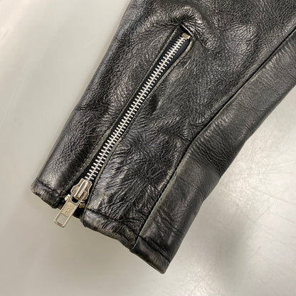 【中古品】【メンズ】 GIGOLO GIGOLETTE ジゴロ ジゴレット DOUBLE RIDERS JACKET ダブル ライダース ジャケット 146-260805-yn-10-izu サイズ：40 カラー：ブラック 万代Net店