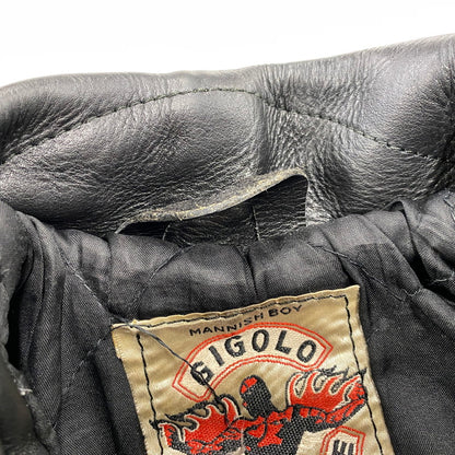 【中古品】【メンズ】 GIGOLO GIGOLETTE ジゴロ ジゴレット DOUBLE RIDERS JACKET ダブル ライダース ジャケット 146-260805-yn-10-izu サイズ：40 カラー：ブラック 万代Net店