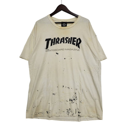 【現状渡し品】【メンズ】 OLD THRASHER オールド スラッシャー SS TEE ショートスリーブ Tシャツ トップス 146-260815-kh-08-izu サイズ：XL カラー：ホワイト系 万代Net店